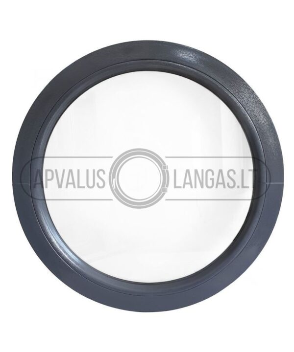 Apvalus nevarstomas langas su spalva