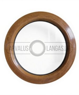 Apvalus nevarstomas langas su spalva