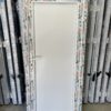 Plastikinės durys 89x198 su XPS užpildu, baltos, be stiklo