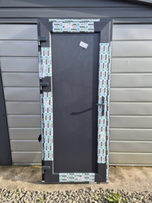 PVC durys antracitas
