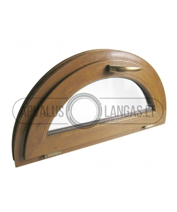 arkinis atverčiamas langas dekoruotas