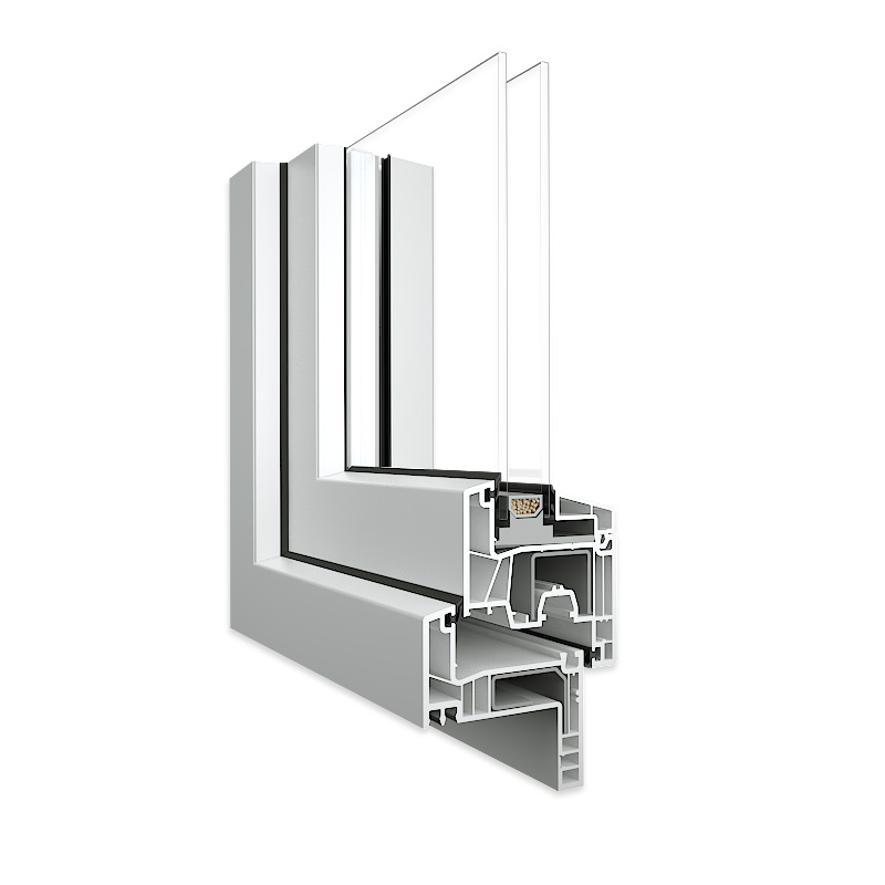 Salamander 76 AD Reno renovacinė PVC profilio sistema