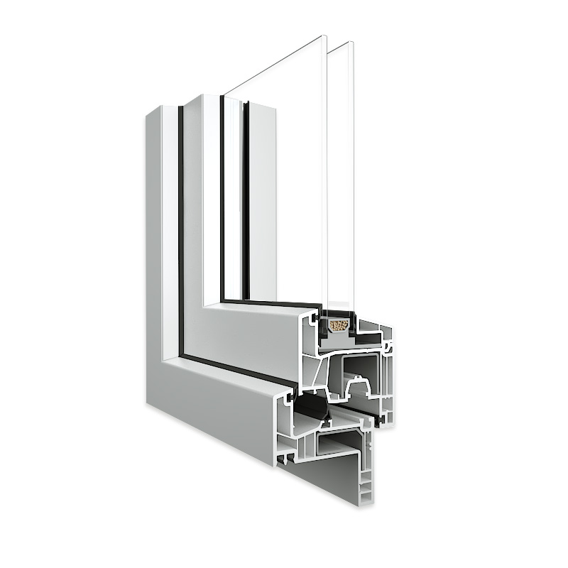 Salamander 76 MD Reno renovacinė PVC profilio sistema