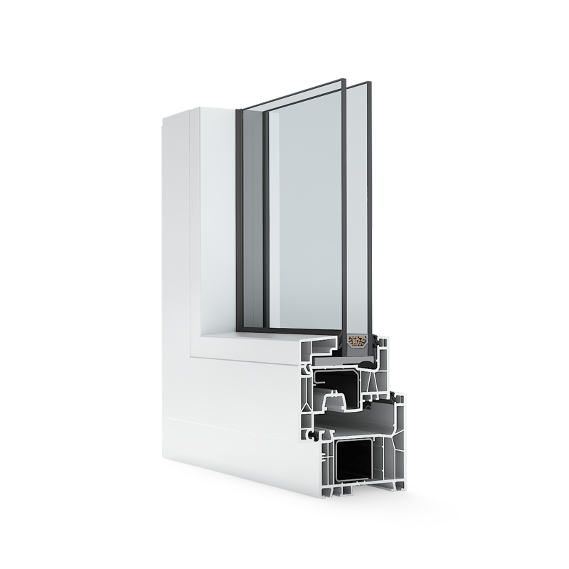 Aluplast Ideal NEO AD 2 tarpinės PVC profilio sistema